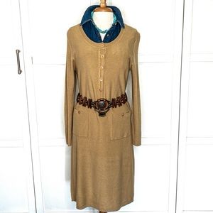 Concepts | Camel Sweater Dress